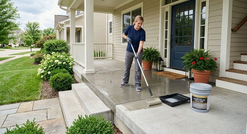 Stamped Concrete Sealing in Alpharetta, GA
